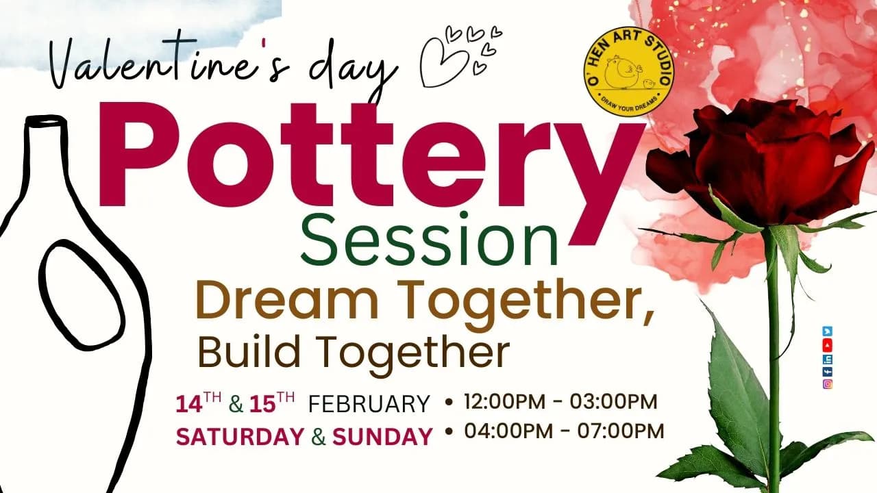Dream Together: Valentine's Day Pottery  Sessions