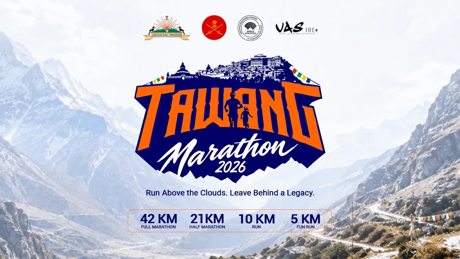 Tawang Marathon 2026 – Run Above the Clouds